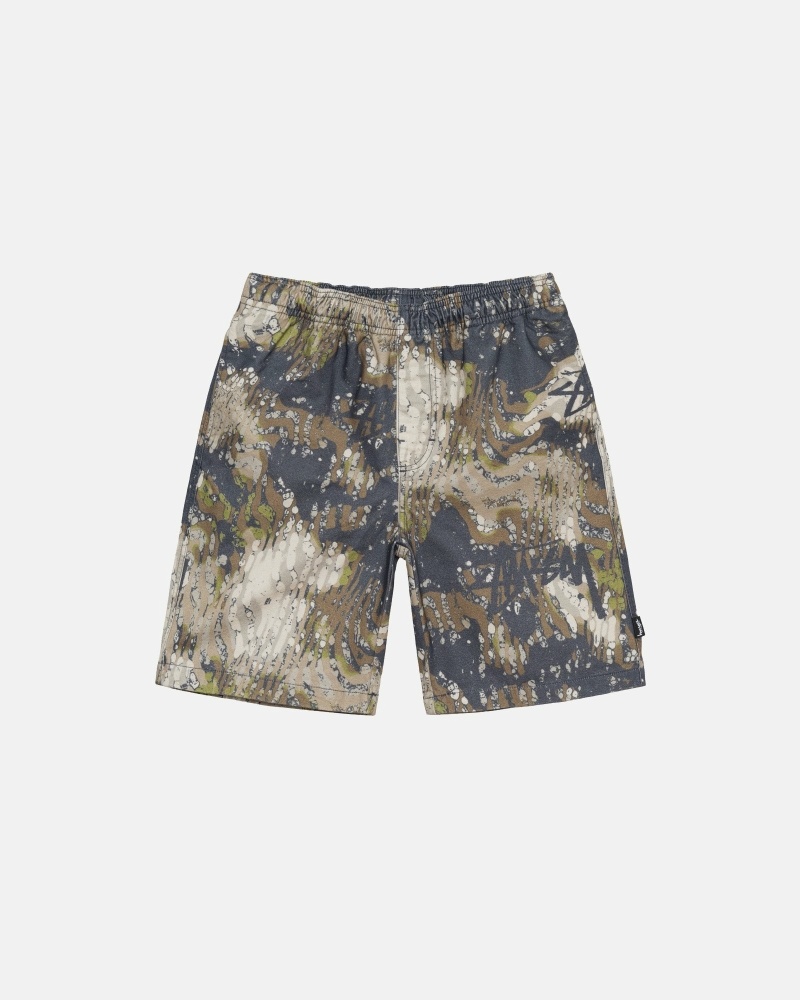 Camo Stussy Veil Camo Men\'s Shorts | USA000709