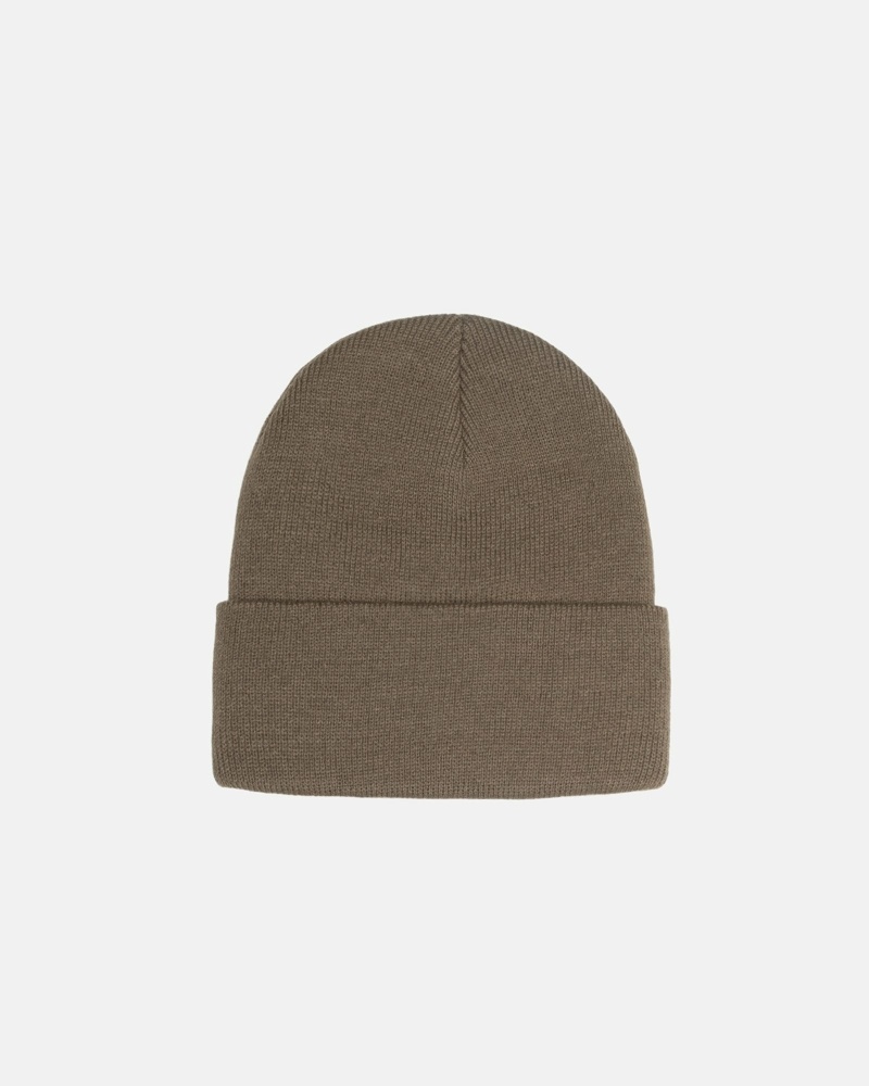 Chocolate Stussy Stock Cuff Men's Beanie | USA000488