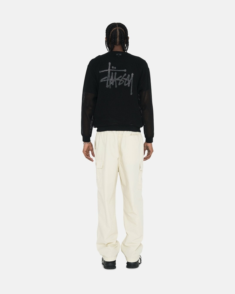 Cream Stussy Ripstop Cargo Men's Beach Pants | USA000586