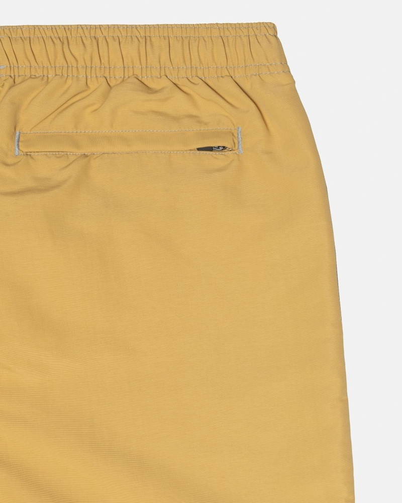 Dark Yellow Stussy Surfman Patch Men's Shorts | USA000705