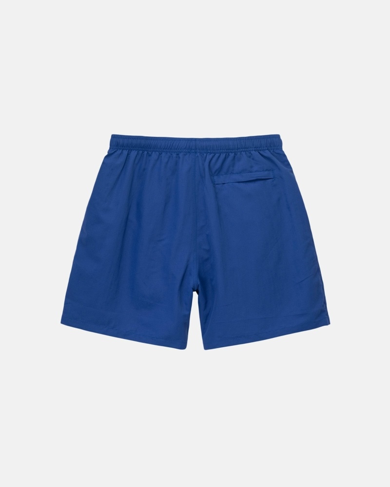 Deep Blue Stussy Stock Men's Shorts | USA000691