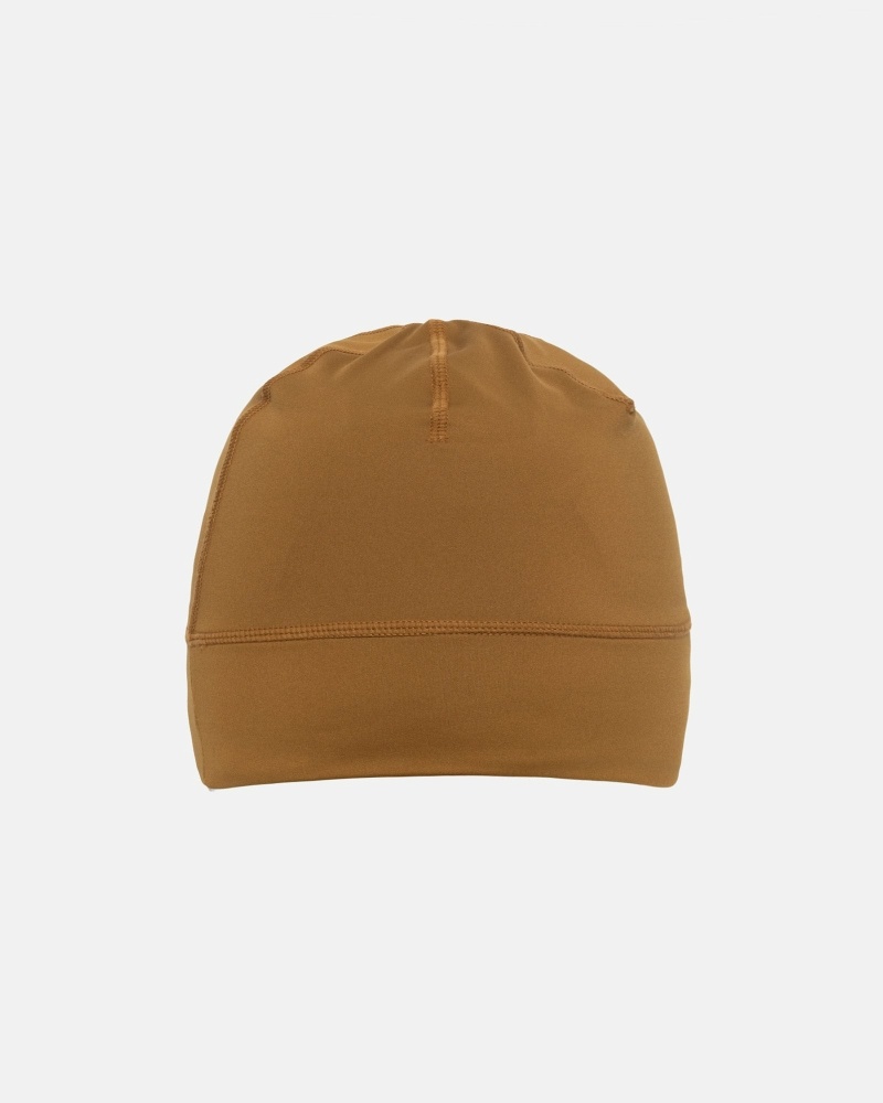 Gold Stussy Helvetica Sport Skullcap Men's Hats | USA000469