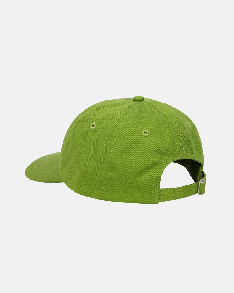 Green Stussy Basic Stock Low Pro Men's Caps | USA000392