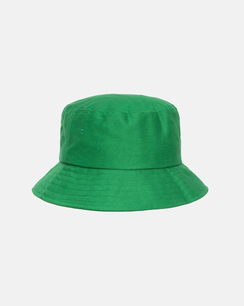 Green Stussy Big Stock Men's Bucket Hats | USA000407