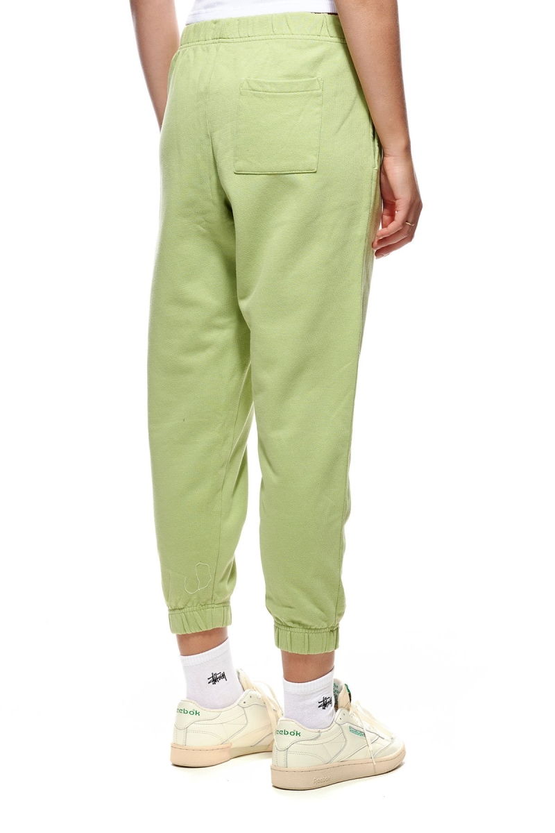 Green Stussy City Circle Trackpant Women's Track Pants | USA000981