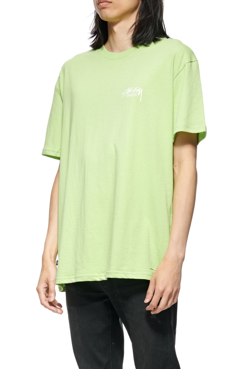 Green Stussy Designs SS Tee Men's Sportswear | USA000758