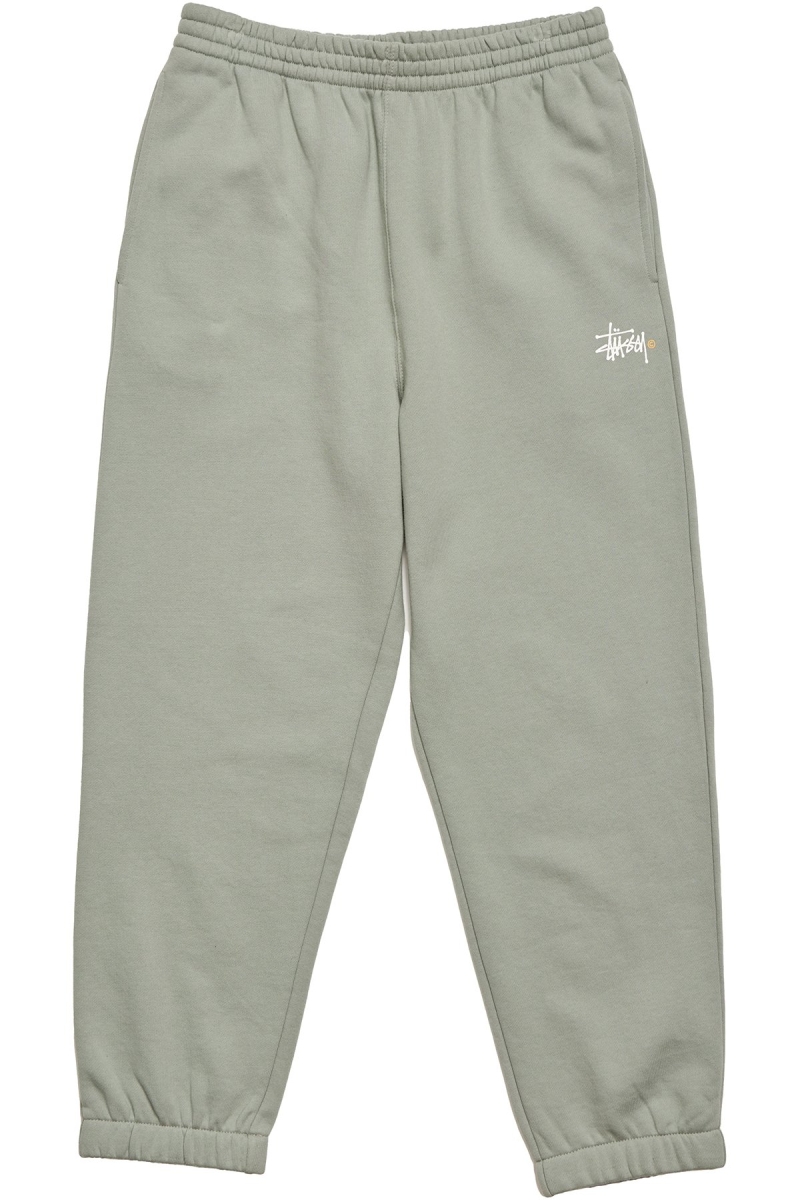 Green Stussy Graffiti Fleece Trackpant Men\'s Sportswear | USA000763