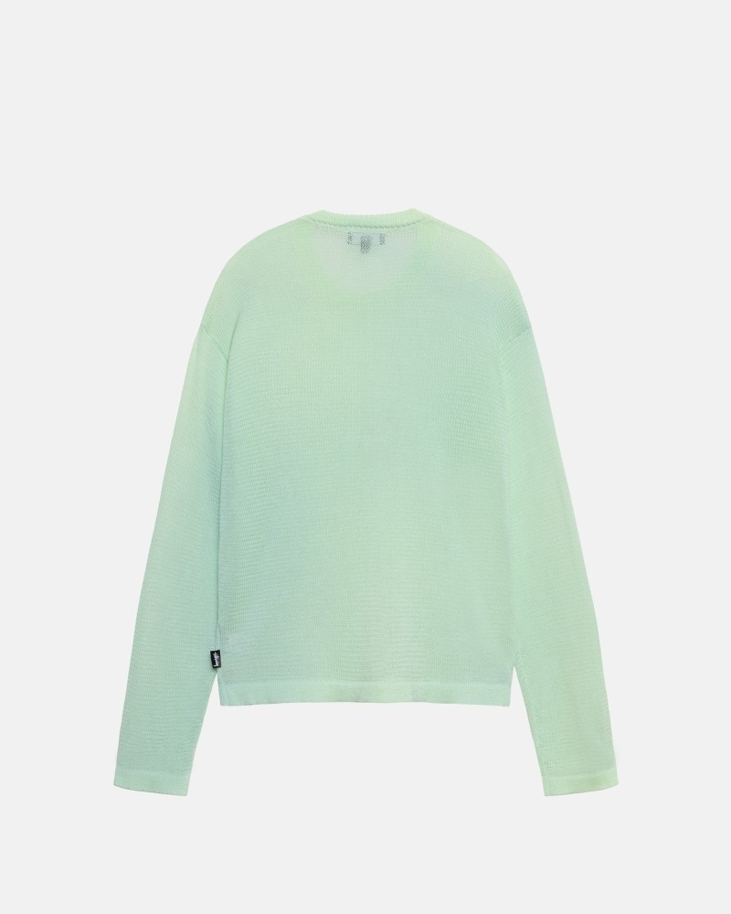 Green Stussy Light Sensitive Men's Knit Sweater | USA000533