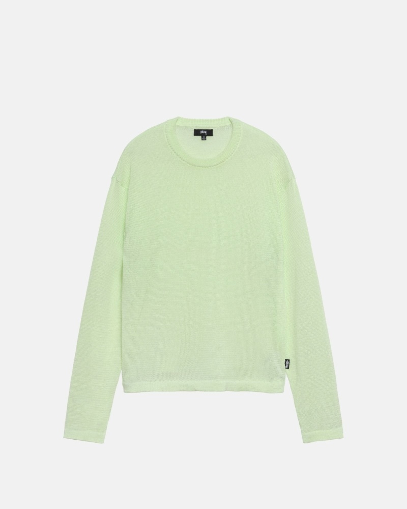 Green Stussy Light Sensitive Men\'s Knit Sweater | USA000533