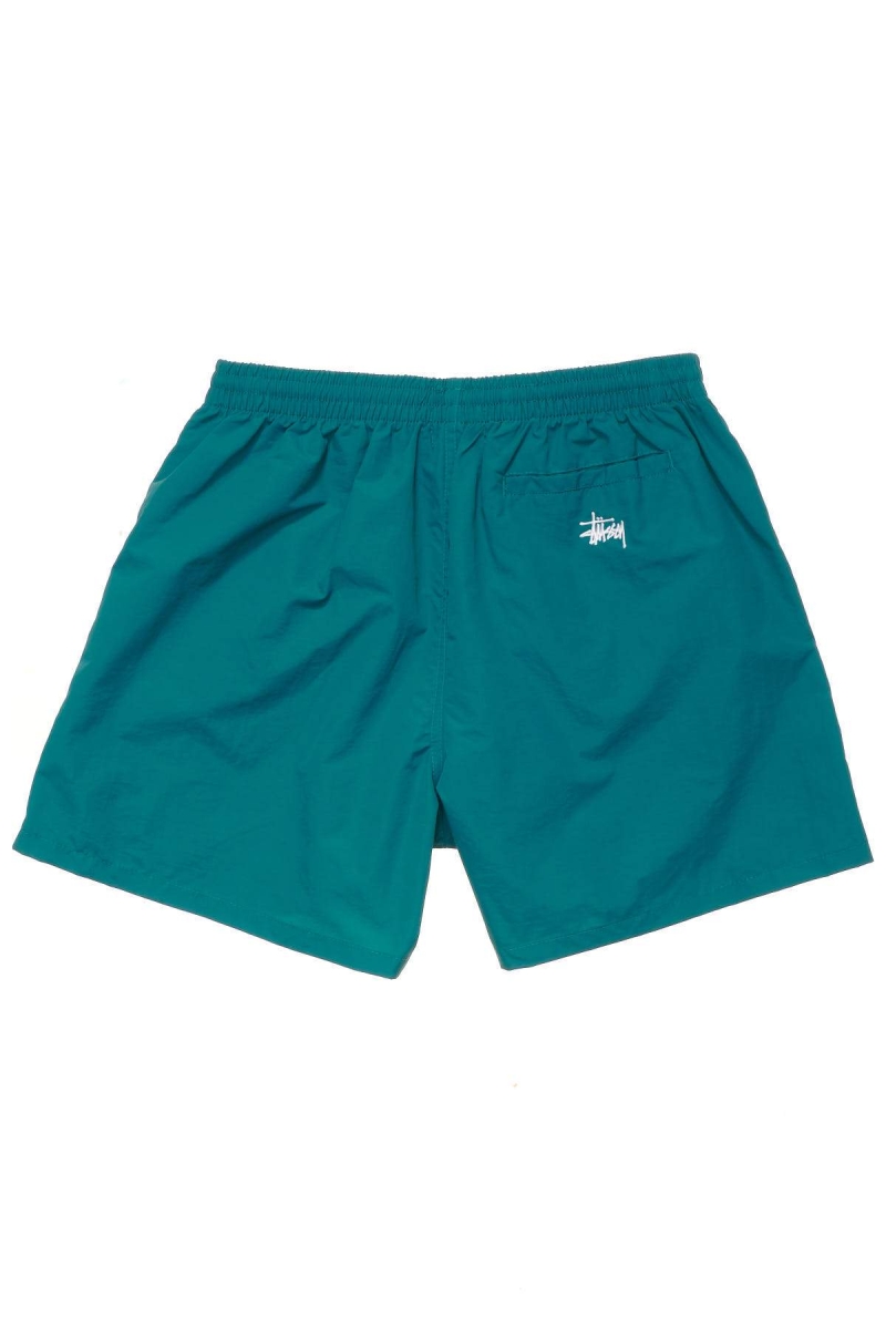 Green Stussy Nylon Big Beach Men's Shorts | USA000651