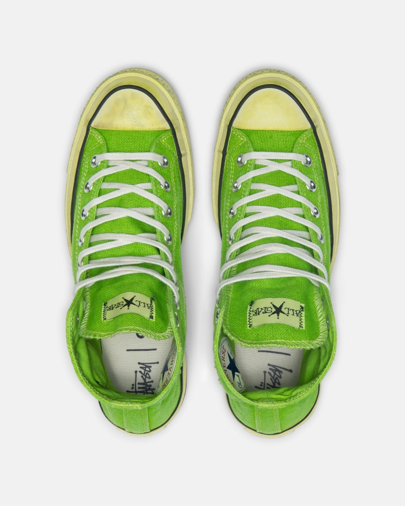 Green Stussy & Our Legacy Work Shop Converse Unisex Shoes | USA000616