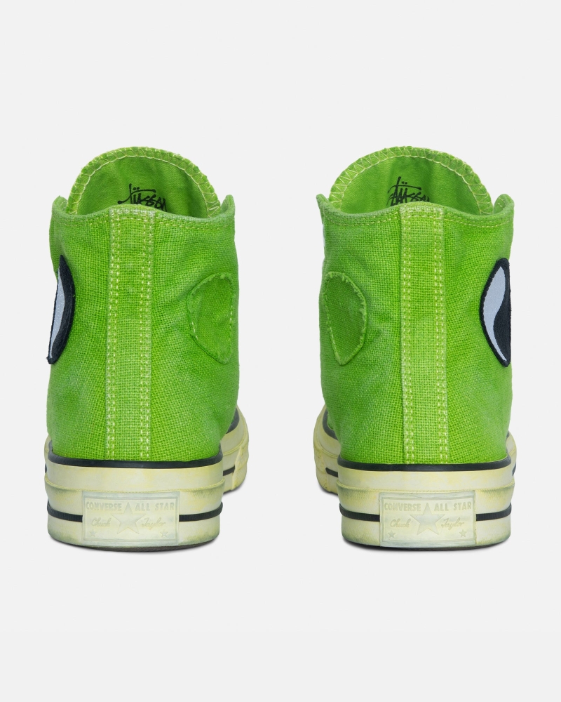 Green Stussy & Our Legacy Work Shop Converse Unisex Shoes | USA000616