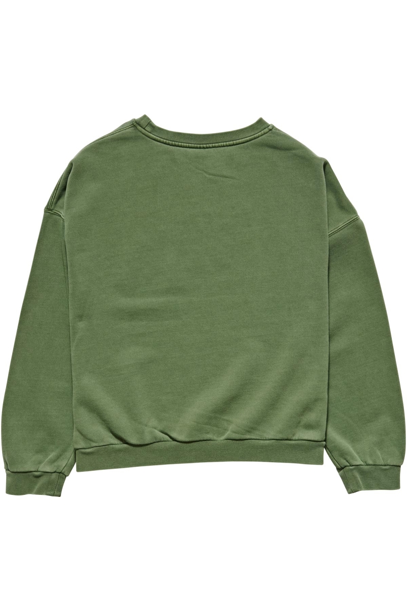 Green Stussy Parkway OS Crew Women's Sweaters | USA000847