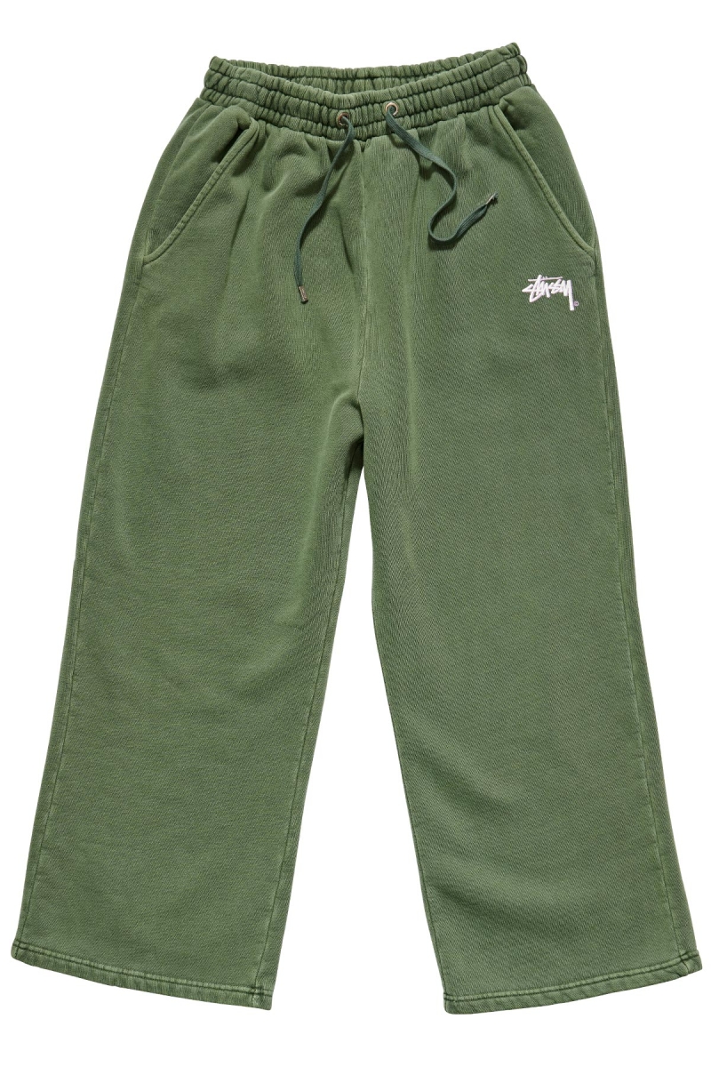 Green Stussy Parkway Trackpant Women\'s Track Pants | USA000992