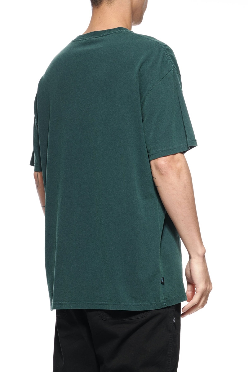 Green Stussy Shadow Stock SS Men's T Shirts | USA000266