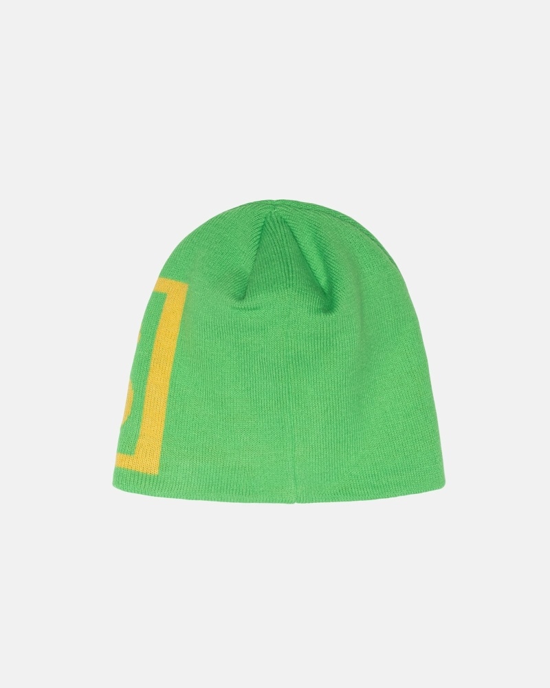 Green Stussy Ss Link Skull Men's Caps | USA000479