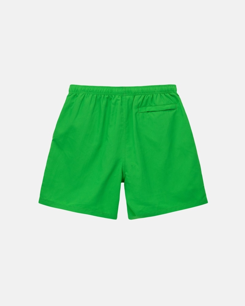 Green Stussy Stock Men's Shorts | USA000692