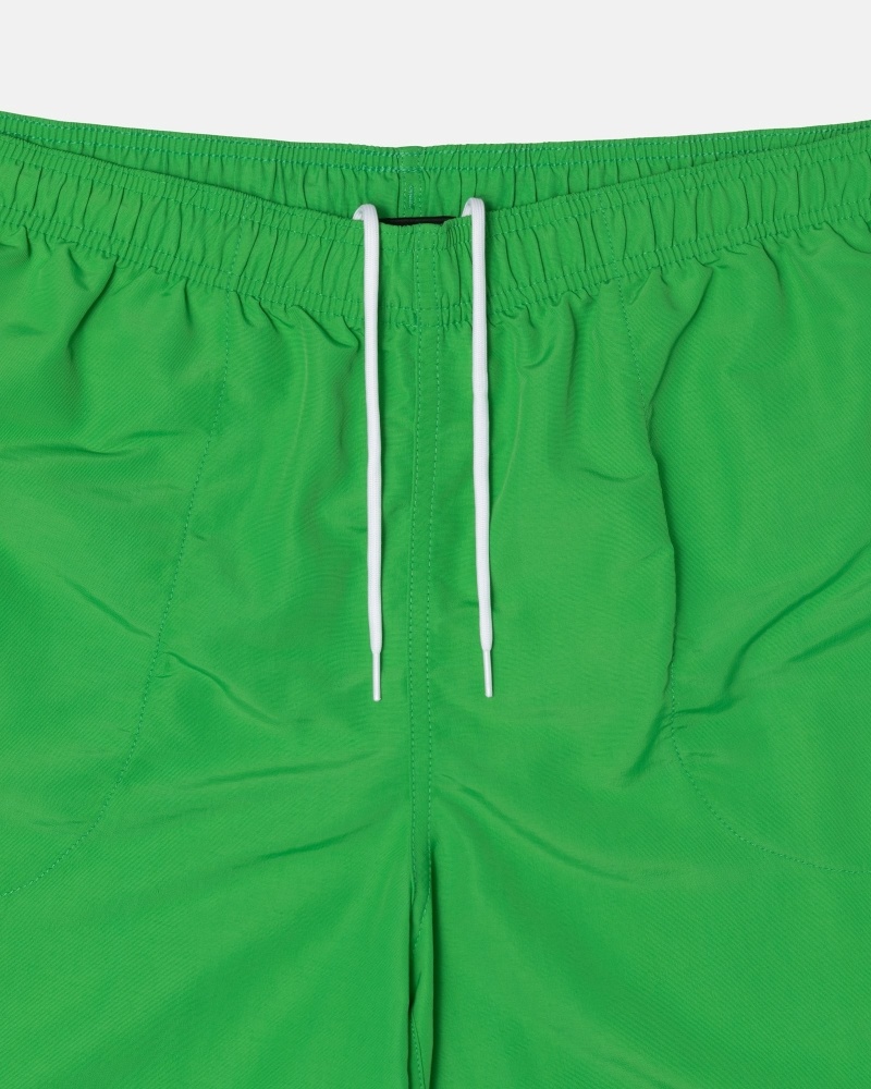 Green Stussy Stock Men's Shorts | USA000692