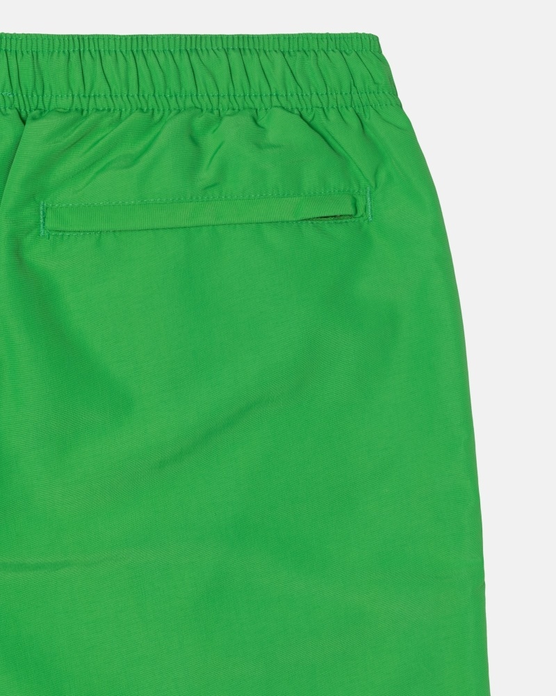 Green Stussy Stock Men's Shorts | USA000692