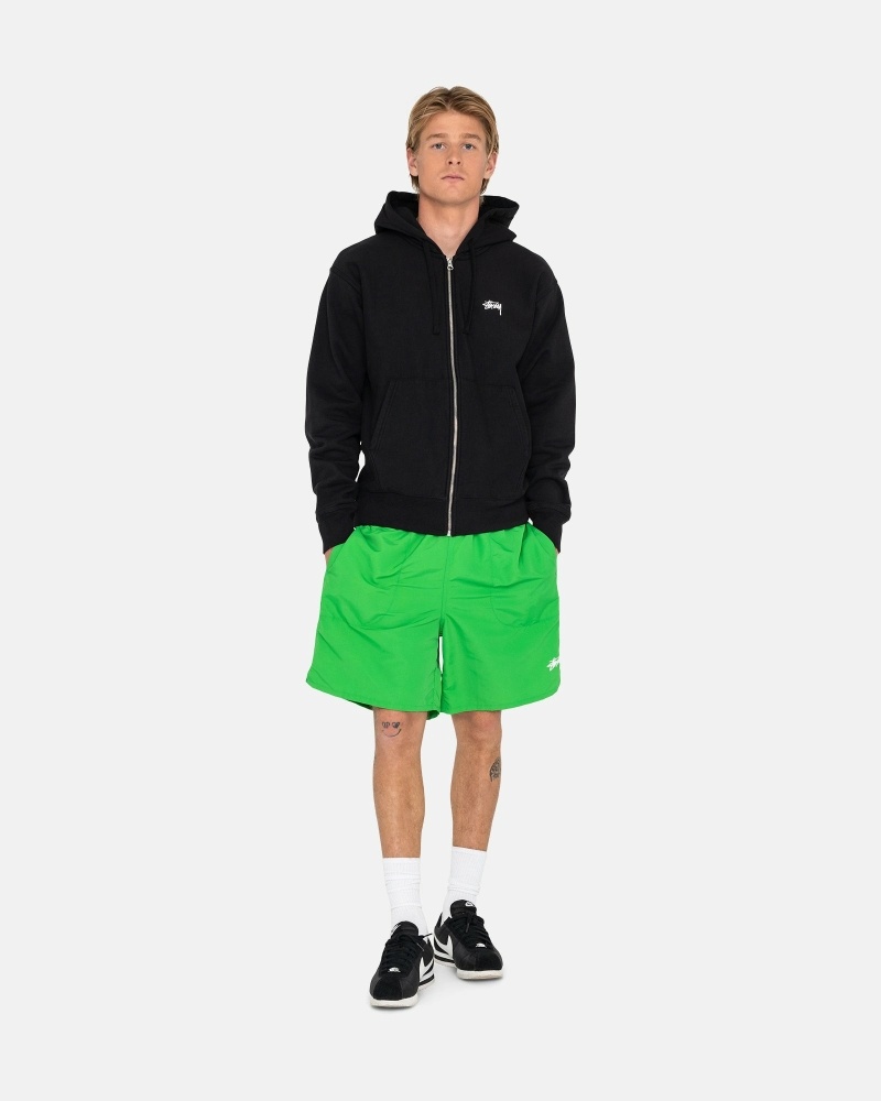 Green Stussy Stock Men's Shorts | USA000692