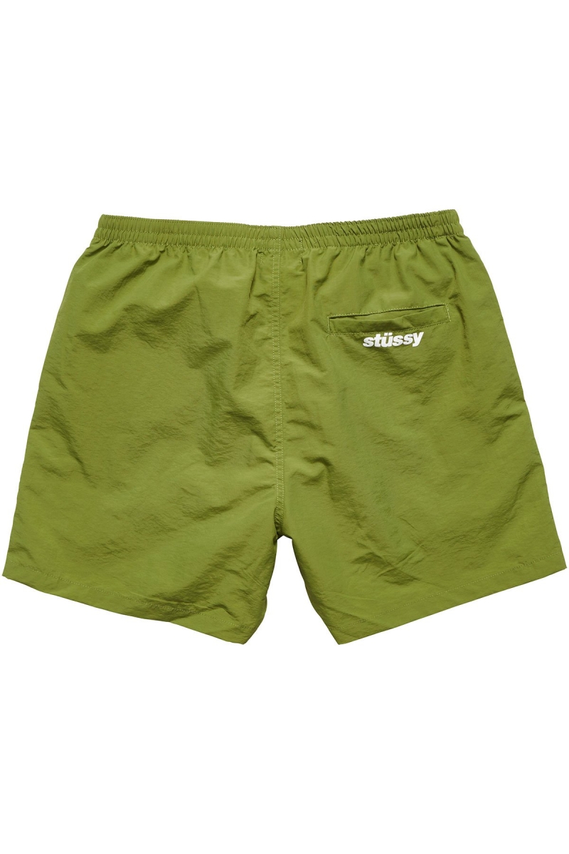 Green Stussy Stock Taslon Big Beach Men's Shorts | USA000700