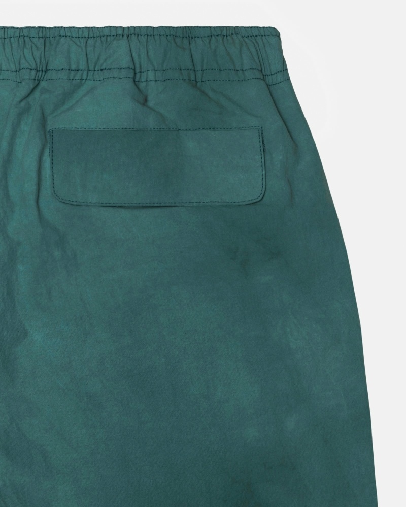 Green Stussy Wave Dye Nylon Short Men's Shorts | USA000714