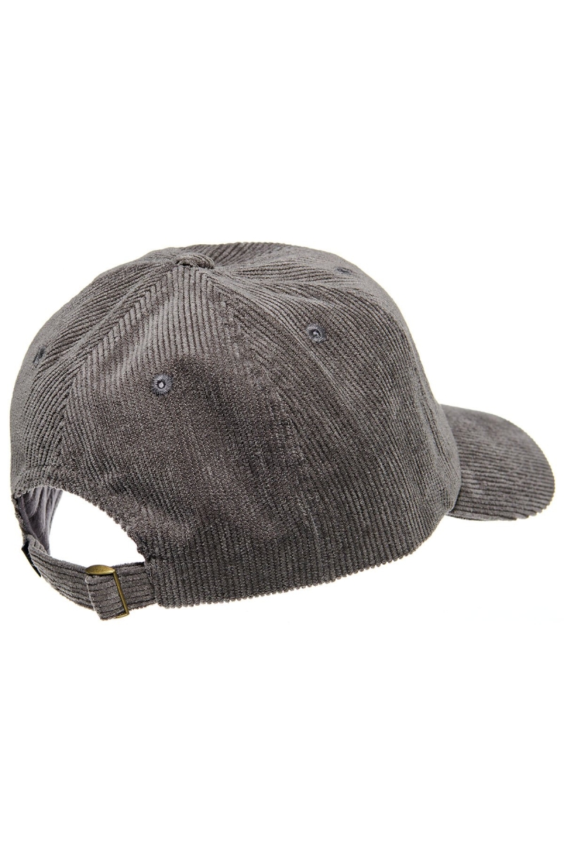 Grey Stussy Graffiti Cord Low Pro Men's Hats | USA000446