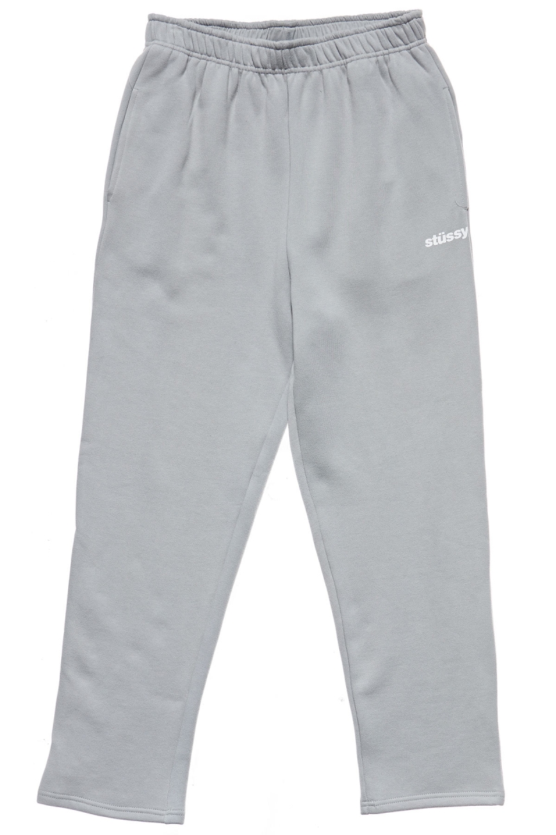 Grey Stussy Italic Crop Sweatpant Women\'s Sweatpants | USA000877