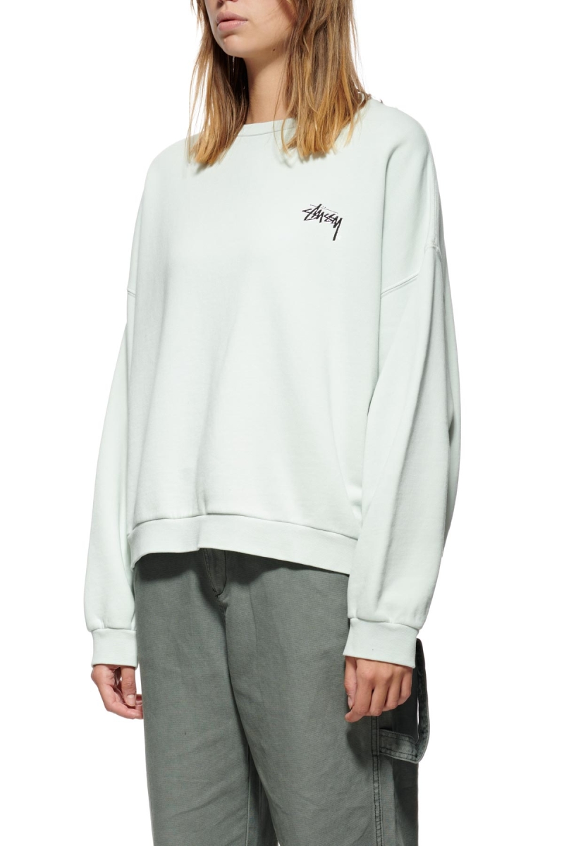 Grey Stussy Parkway OS Crew Women's Sportswear | USA000778