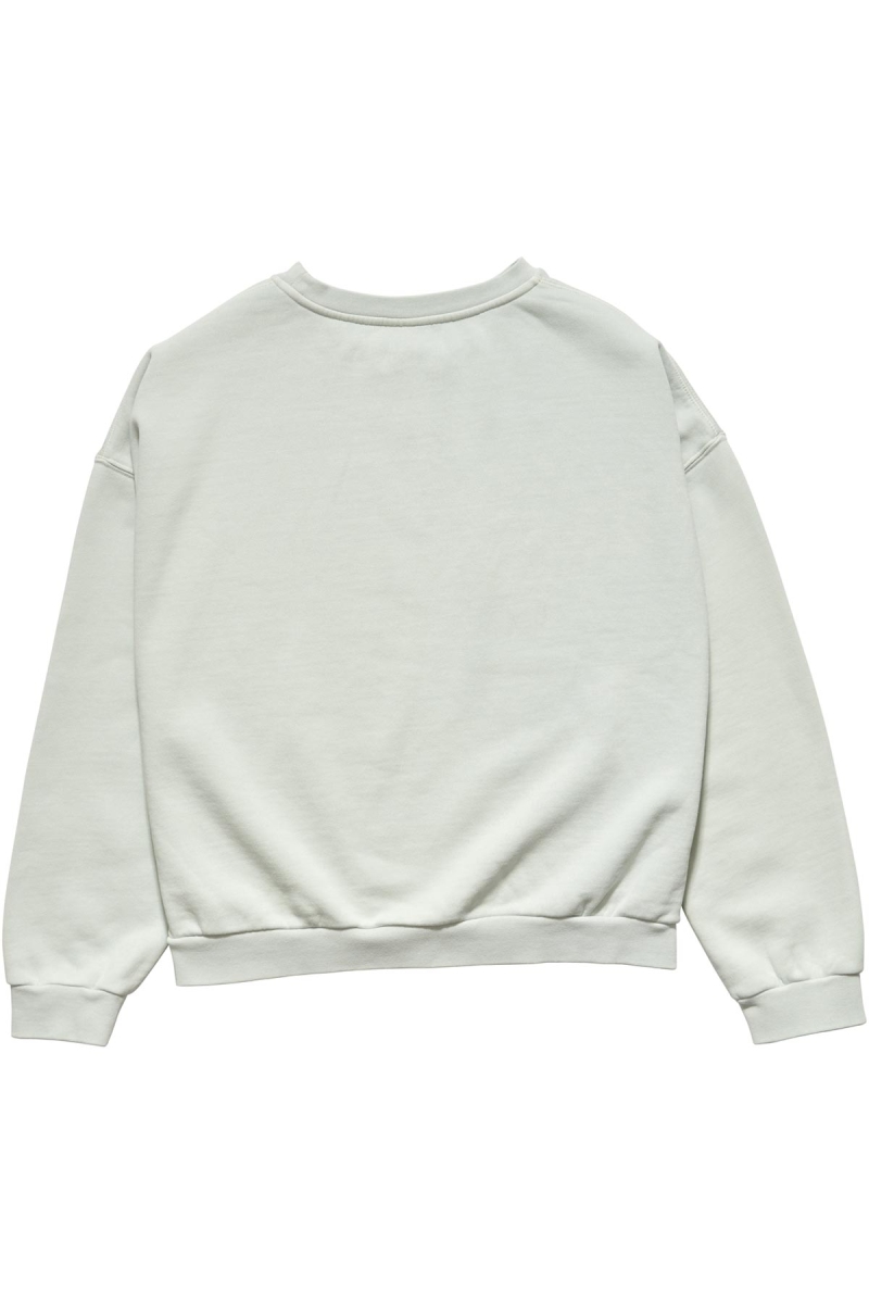 Grey Stussy Parkway OS Crew Women's Sweaters | USA000848