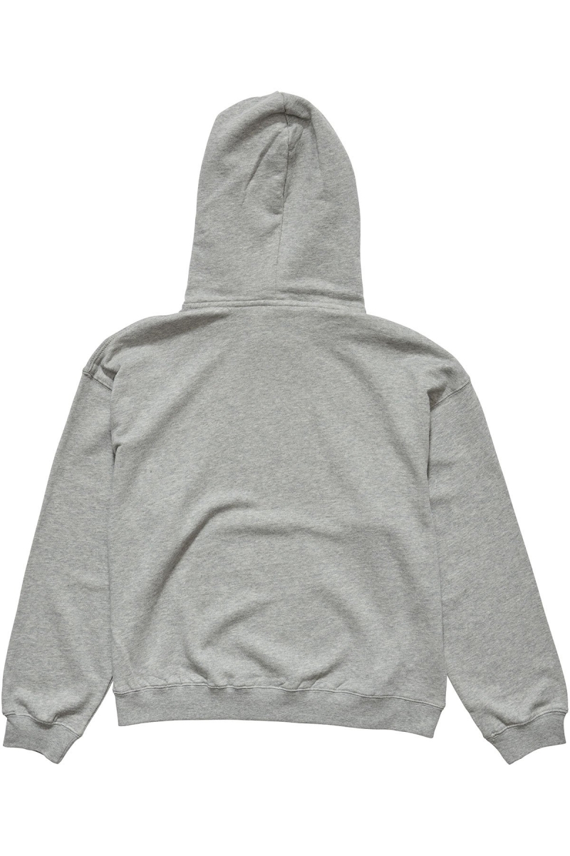 Grey Stussy Player Fleece Hood Women's Sportswear | USA000783