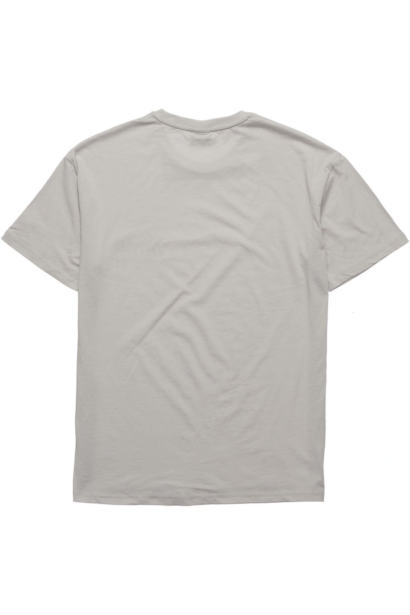 Grey Stussy Solid Stock International SS Men's T Shirts | USA000267