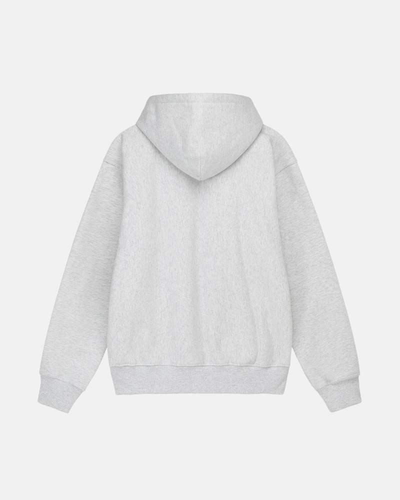 Grey Stussy Stock Box Men's Hoodies | USA000076