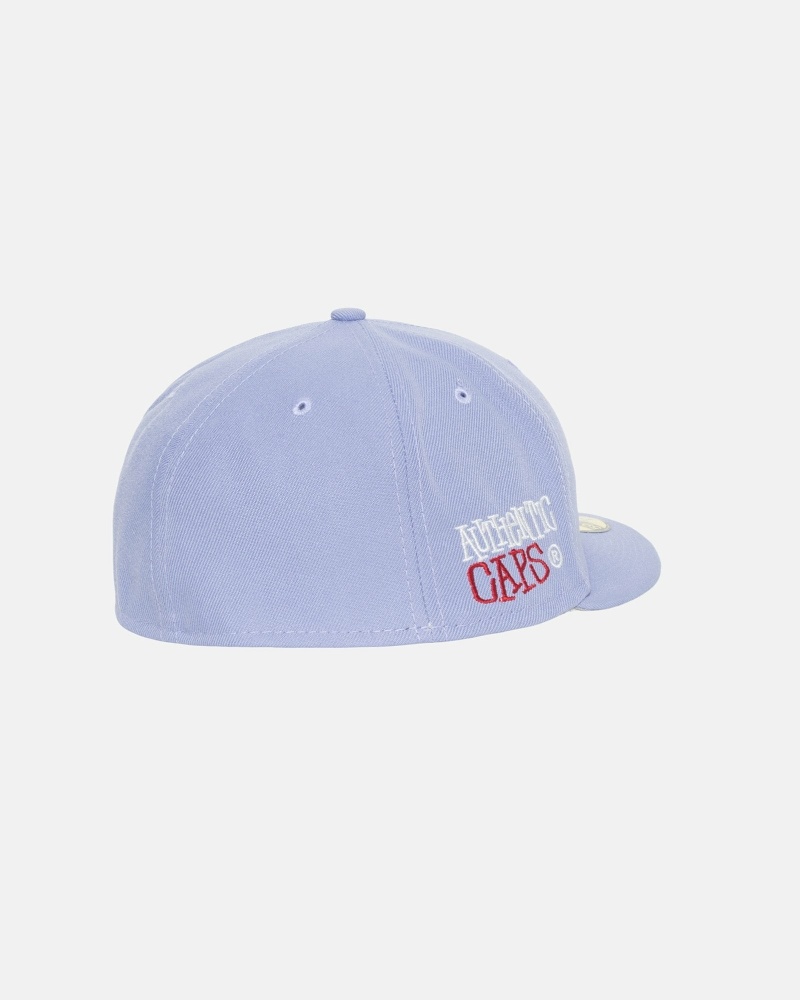 Lavender Stussy Authentic New Era Men's Caps | USA000374