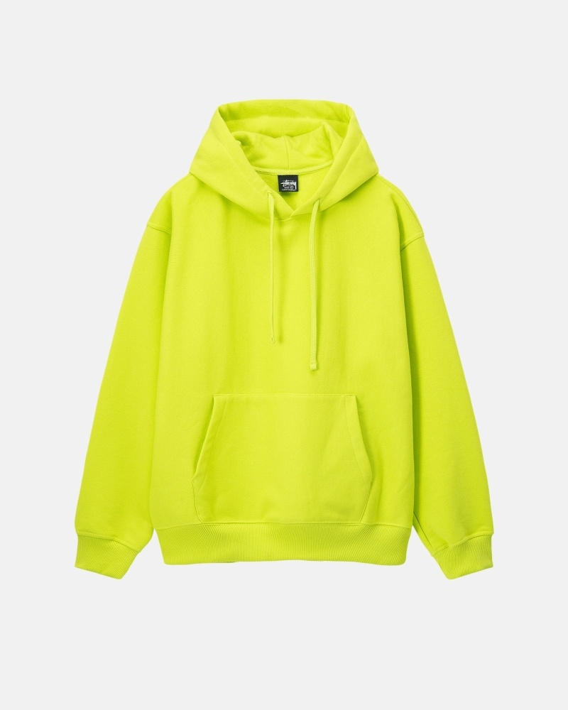 Light Green Stussy Hood Applique Men's Hoodies | USA000044