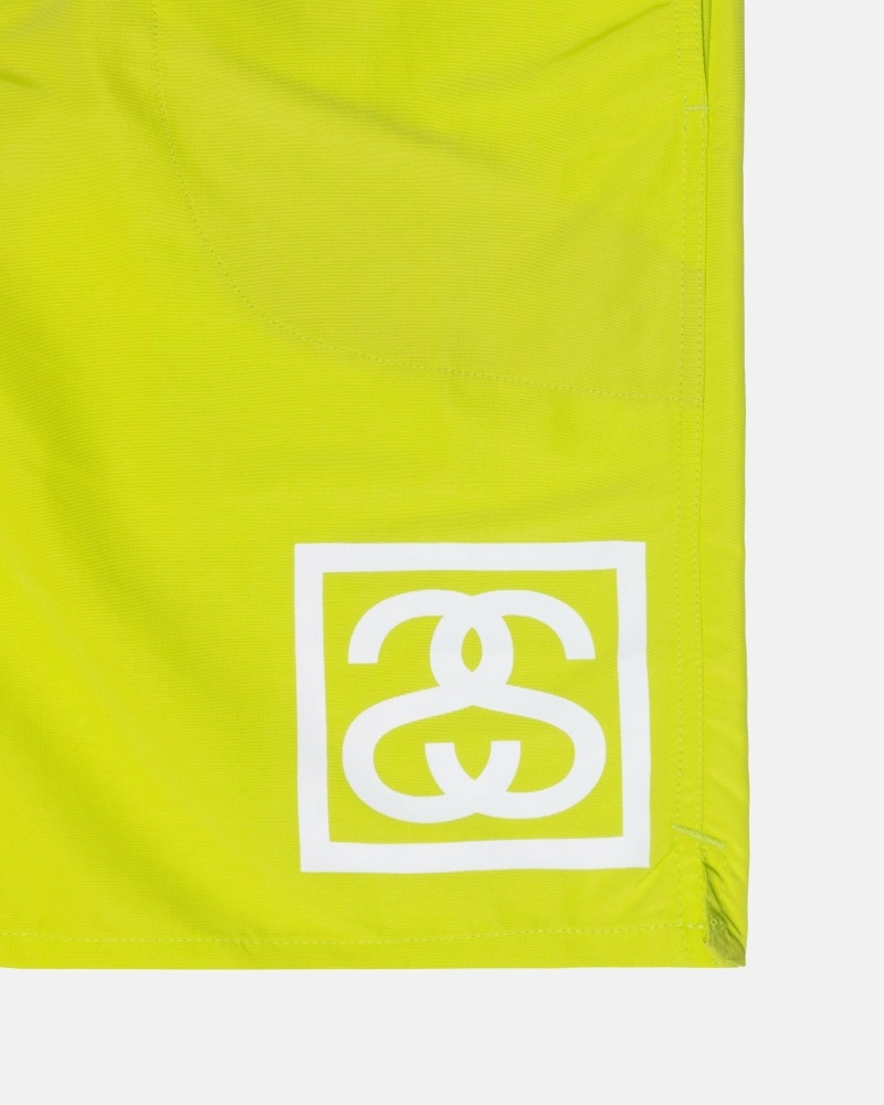 Light Green Stussy Ss-Link Men's Shorts | USA000682