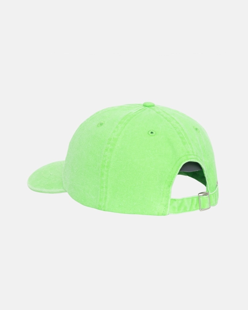 Light Green Stussy Washed Stock Low Pro Men's Caps | USA000512