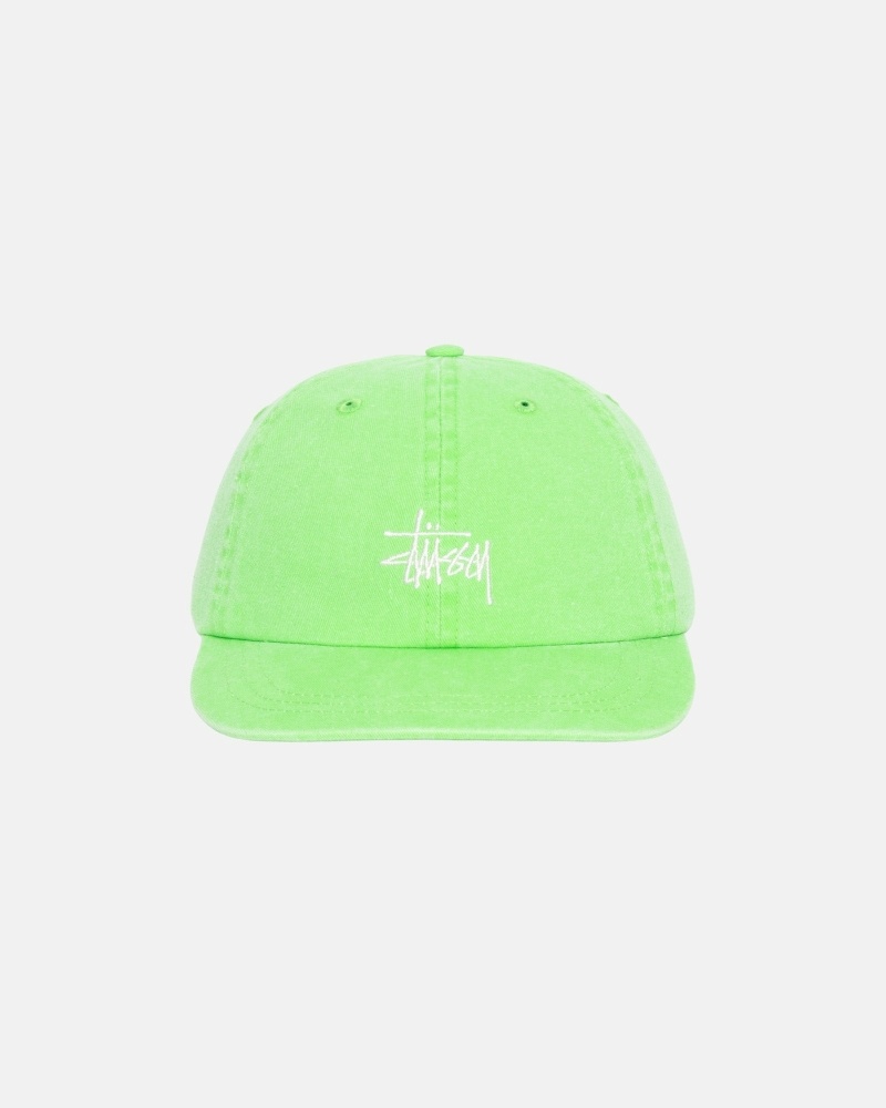 Light Green Stussy Washed Stock Low Pro Men\'s Caps | USA000512