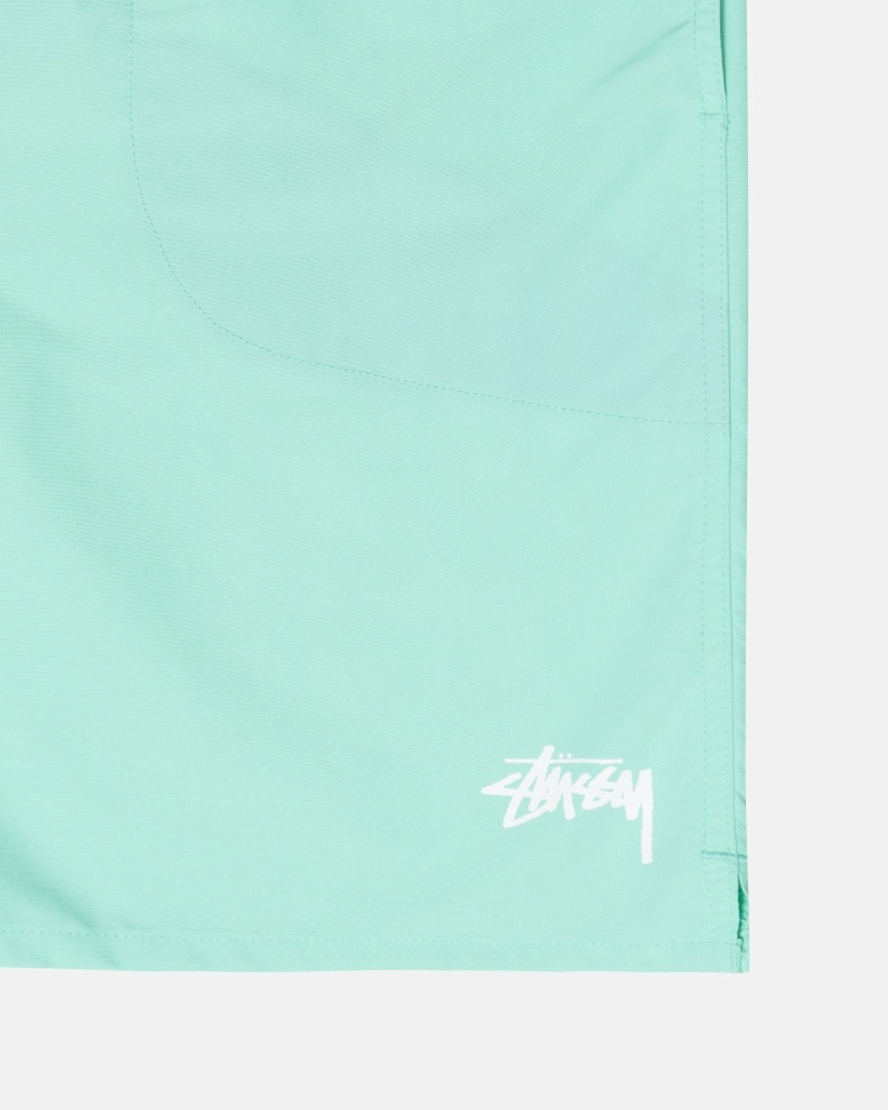 Light Turquoise Stussy Stock Men's Shorts | USA000695