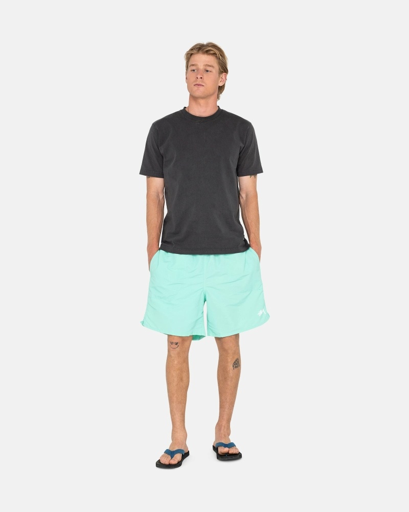 Light Turquoise Stussy Stock Men's Shorts | USA000695