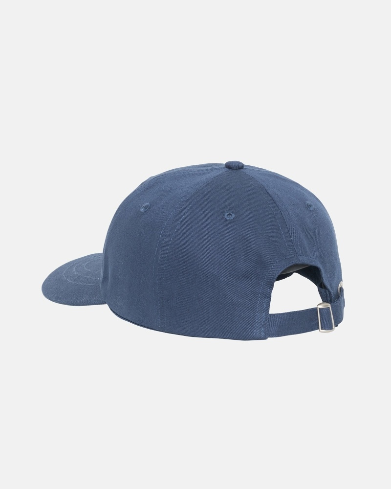 Navy Stussy Basic Stock Low Pro Men's Caps | USA000390