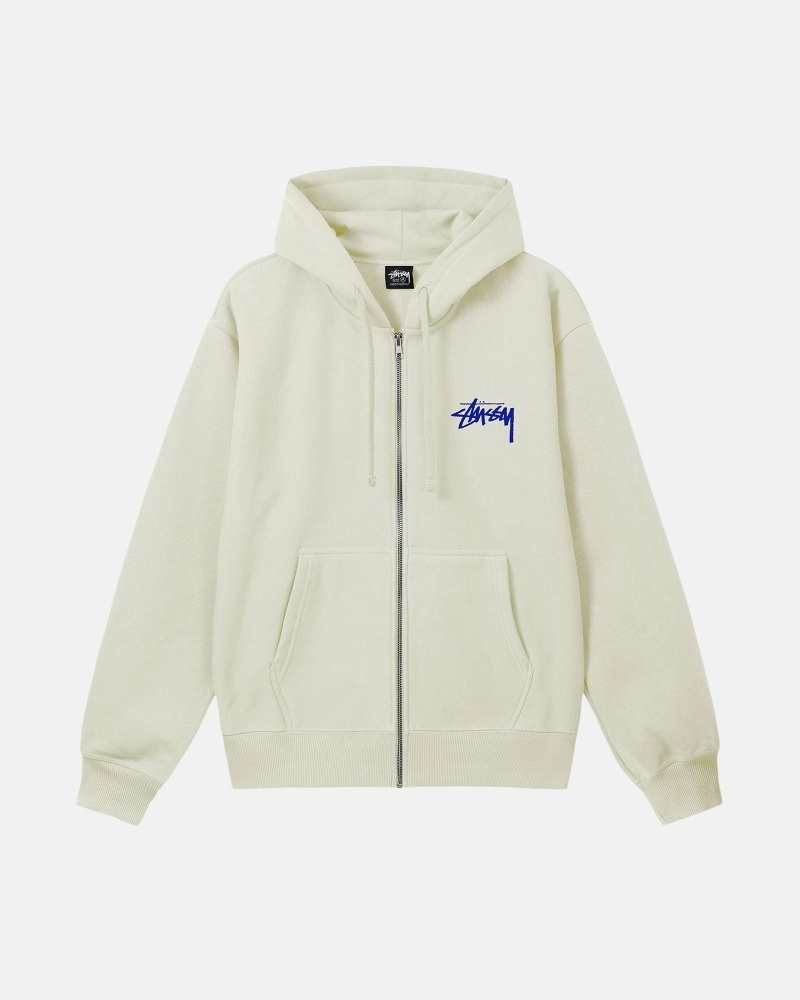 Navy Stussy Sara Zip Men's Hoodies | USA000061