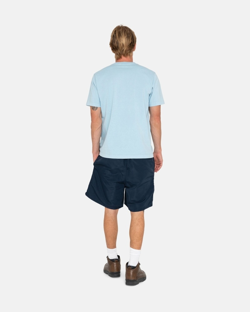 Navy Stussy Stock Men's Shorts | USA000688