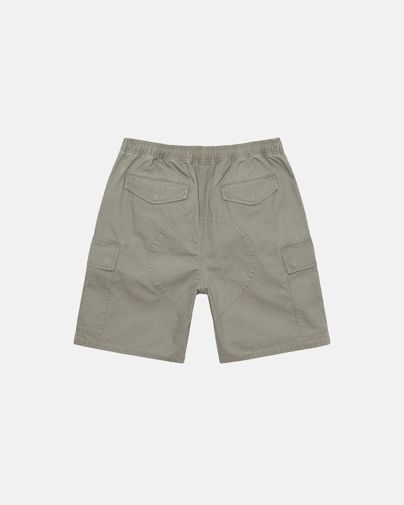 Olive Stussy Ripstop Cargo Men's Shorts | USA000670