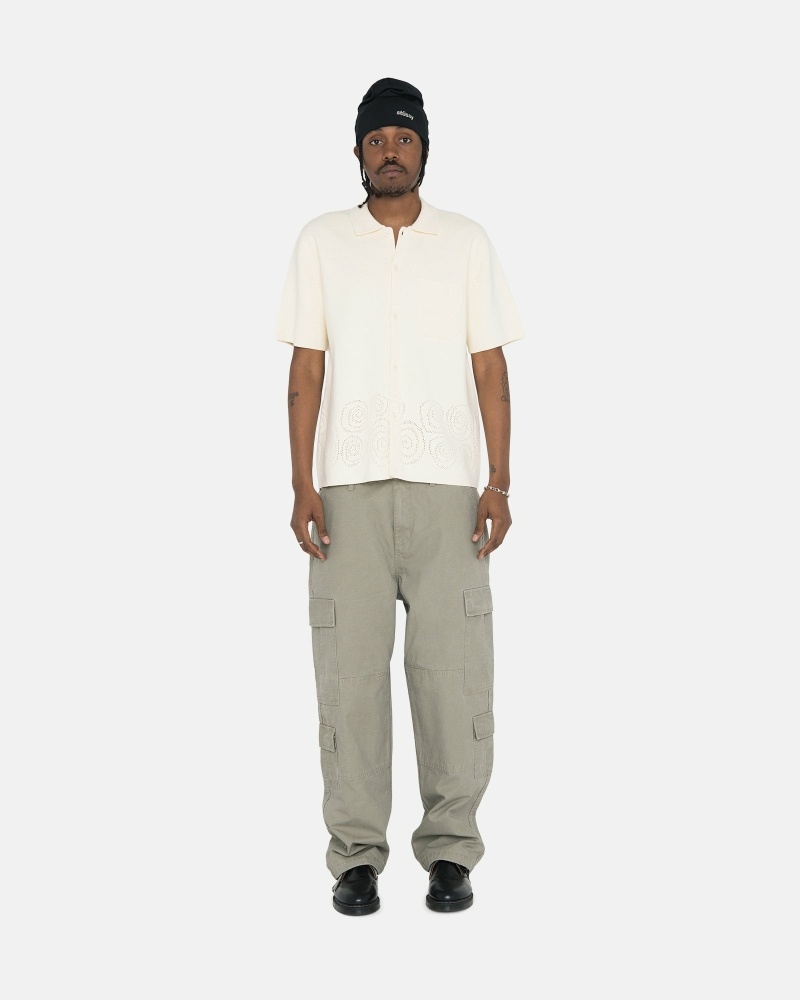 Olive Stussy Ripstop Surplus Men's Cargo Pants | USA000593