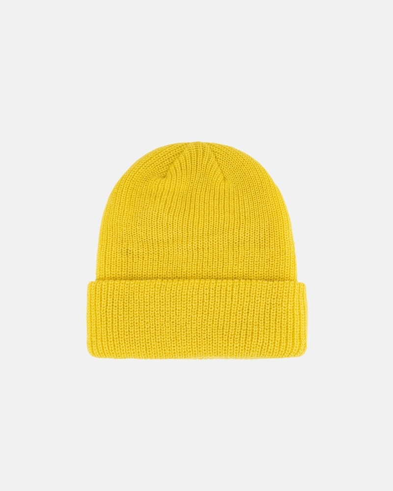 Orange Stussy Basic Cuff Men's Beanie | USA000383