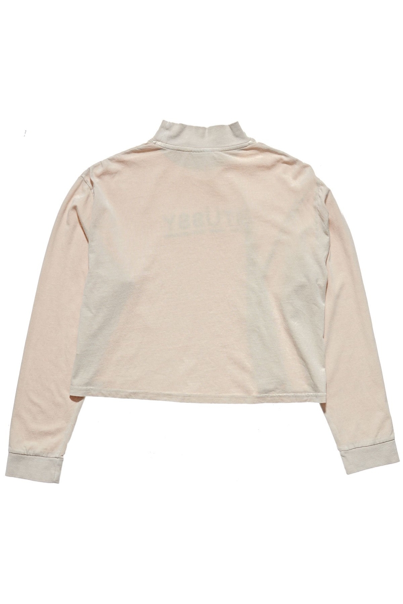 Orange Stussy Chandler Mock Neck LS Women's Sweatshirts | USA000894