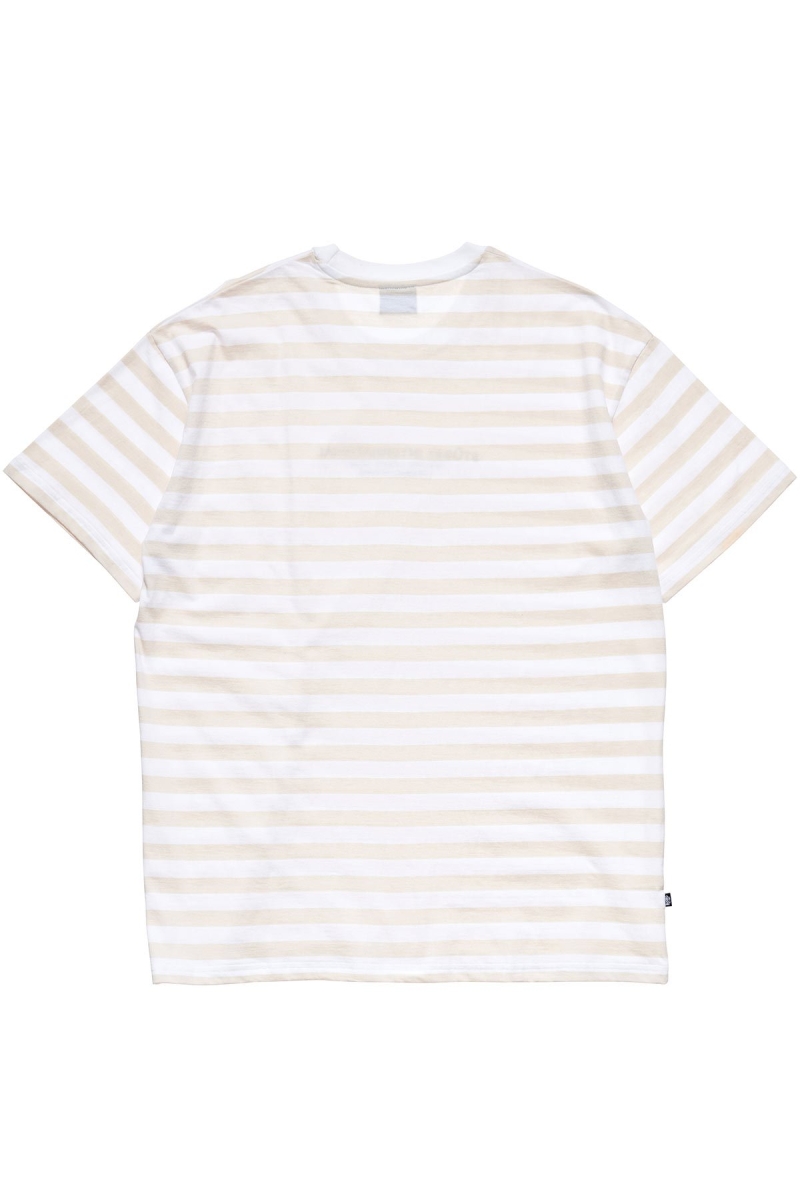 Orange Stussy International Stripe SS Men's T Shirts | USA000225