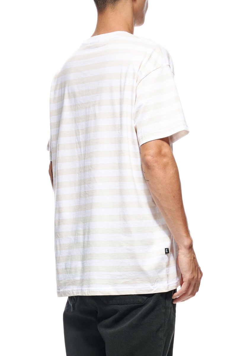 Orange Stussy International Stripe SS Men's T Shirts | USA000225