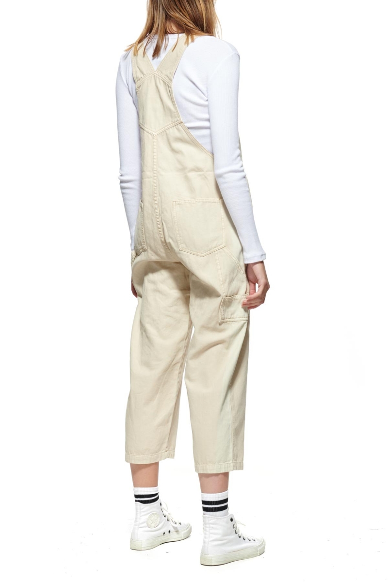 Orange Stussy Irving Worker Overall Women's Pants | USA000560